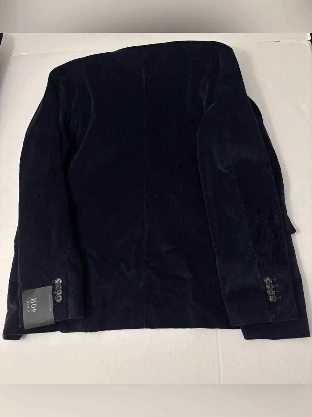 Banana Republic Slim Fit Navy Corduroy Blazer Jacket Men’s 40R